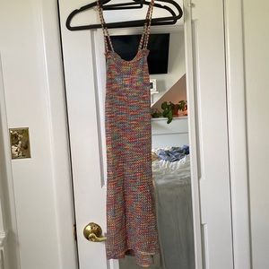 rainbow cover up dress